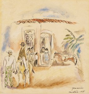 Paesaggio con figure, L