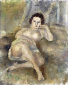 Ragazza sdraiata, 1925 da Jules Pascin