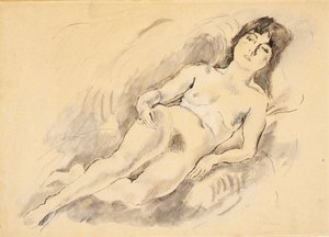 Nudo reclinato da Jules Pascin