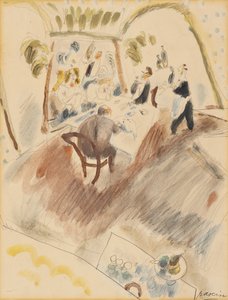 Due uomini che cenano da Jules Pascin