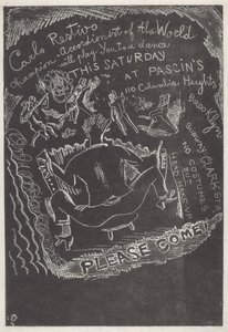 Senza titolo (Invito alla festa da Jules Pascin) da Jules Pascin