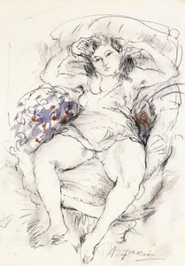 Donna su una sedia