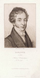 Casimir Bonjour, drammaturgo francese (incisione) da Jules Porreau