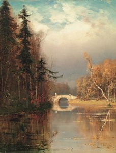 Parco in autunno, 1893