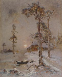 Tramonto invernale, 1900 da Juli Julievich Klever