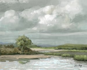Paesaggio sereno di palude