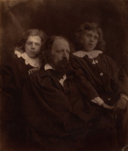 Alfred Tennyson con i suoi figli, 1865 (foto) da Julia Margaret Cameron