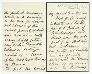 Lettera autografa, 20 giugno 1875 da Julia Margaret Cameron