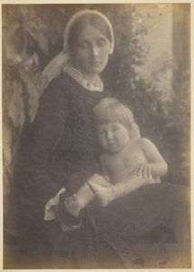 Mrs. Herbert Duckworth con Gerald Duckworth da Julia Margaret Cameron