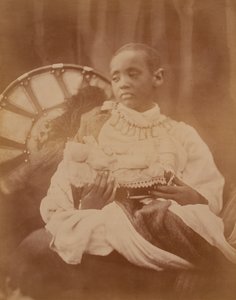 Principe Dejatch Alamayou di Abissinia, c.1868