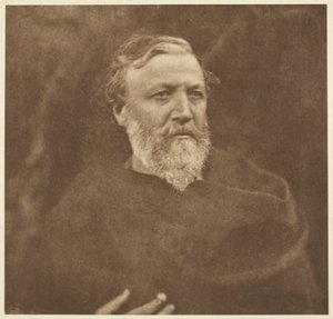 Robert Browning, 1865, stampato 1875 da Julia Margaret Cameron