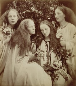 Il giardino delle rose delle ragazze da Julia Margaret Cameron