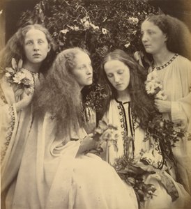 Il giardino delle ragazze Rosebud da Julia Margaret Cameron