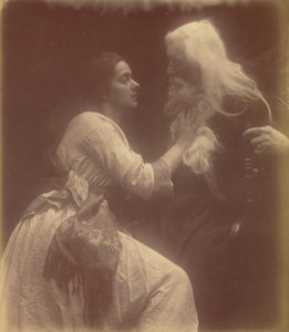 Vivien e Merlino da Julia Margaret Cameron