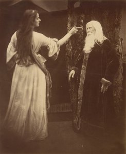 Vivien e Merlino da Julia Margaret Cameron