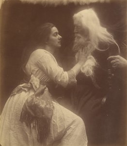 Vivien e Merlino da Julia Margaret Cameron