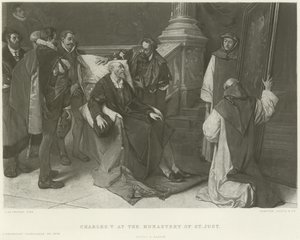 Carlo V al Monastero di San Giusto da Juliaan de Vriendt
