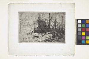 Barche a Port Erin - Isola di Man da Julian Alden Weir