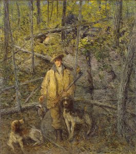 Cacciatore e cani, 1912