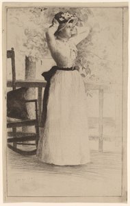 Ritratto di Miss Hoe da Julian Alden Weir