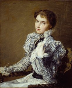 Il Corsetto Grigio, 1898 da Julian Alden Weir