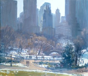 Inverno a Central Park, New York da Julian Barrow