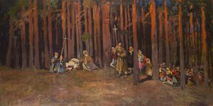 Gruppo di pellegrini