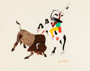 Cacciatore di bufali, ca. 1920-1925