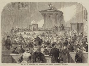 Il processo ai direttori della British Bank nella Corte della Regina, Guildhall da Julian Portch