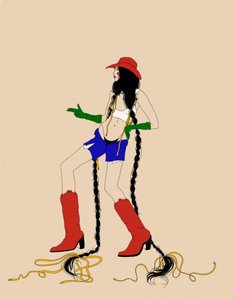 Stile cowgirl moderno da Juliana Kokolari
