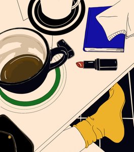 Una mattinata informale davanti a un caffè da Juliana Kokolari