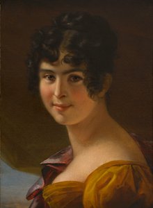 Ritratto di Adèle Foucher 1803-1868 da Julie Duvidal de Montferrier