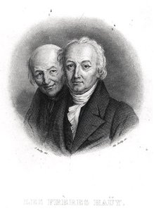 I fratelli Hauy: Rene-Just (1743-1822) e Valentin Hauy (1745-1822) inciso da Alphonse Boilly (1801-67)