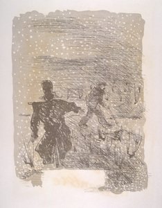 Illustrazione umoristica del vino 1946 da Julien Pavil