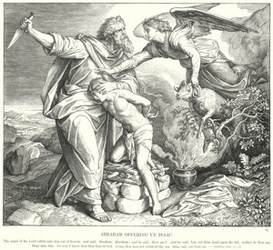 Abramo che Offre Isacco da Julius (after) Schnorr von Carolsfeld