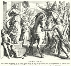 Il Voto Avventato di Iefte da Julius (after) Schnorr von Carolsfeld