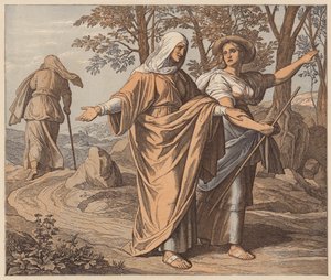 Ruth e Naomi, Ruth, I da Julius (after) Schnorr von Carolsfeld