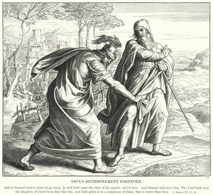 La Dethronizzazione di Saul Predetta da Julius (after) Schnorr von Carolsfeld