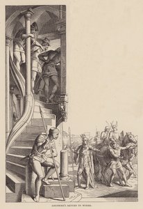 Il ritorno di Sigfrido a Worms da Julius (after) Schnorr von Carolsfeld