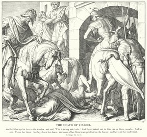 La morte di Jezebel (incisione)