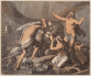 Il Diluvio, Genesi, VII da Julius (after) Schnorr von Carolsfeld
