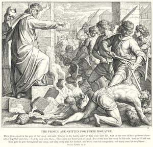 Il popolo è colpito per la sua idolatria