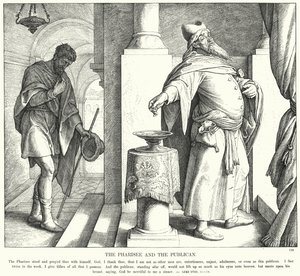 Il fariseo e il pubblicano (incisione)