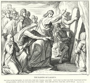 La resurrezione di Lazzaro da Julius (after) Schnorr von Carolsfeld