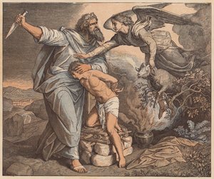 Il sacrificio di Isacco, Genesi, XXII da Julius (after) Schnorr von Carolsfeld