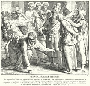 La donna adultera (incisione)
