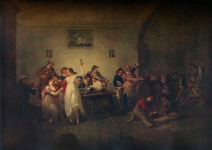 Il ritorno di un marinaio non sposato, c1800 da Julius Caesar Ibbetson
