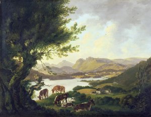 Lago Windemere da Julius Caesar Ibbetson