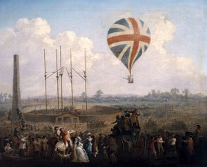 Il nuovo pallone di Mr. Lunardi, 29 giugno 1785