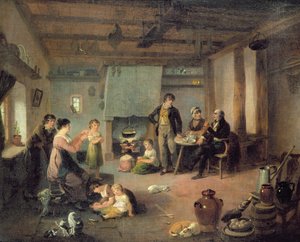 La famiglia del pittore a Masham